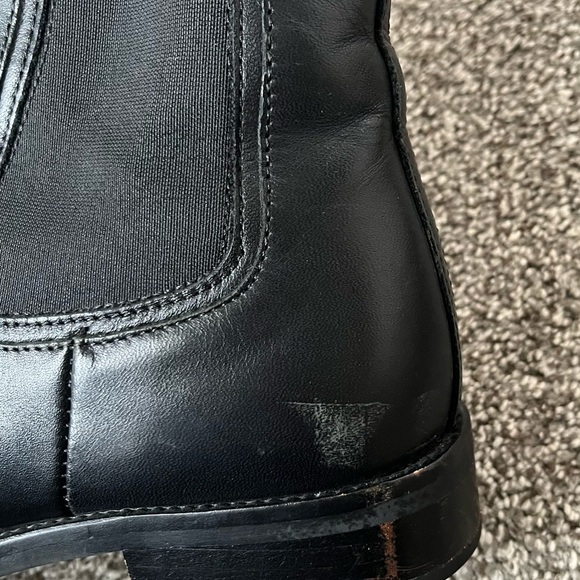 THURSDAY Duchess Leather Chelsea Boots 8 - Picture 8 of 9